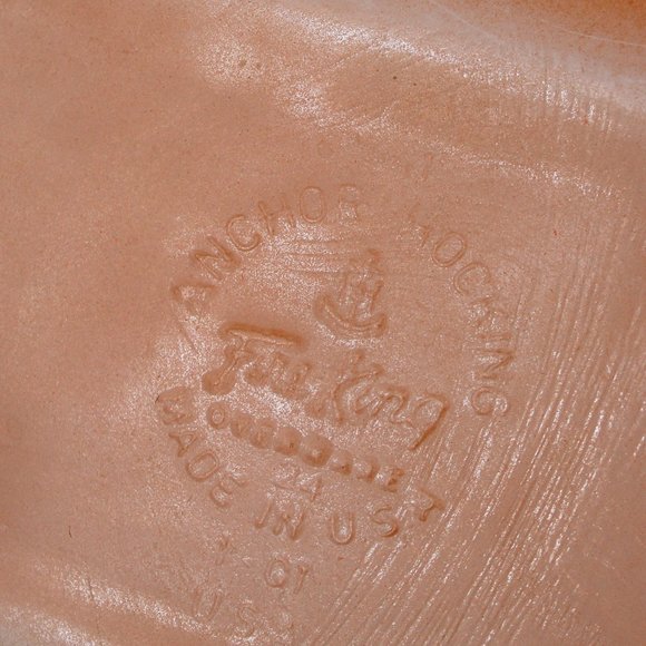 Vintage Anchor Hocking Fire King Loaf Glass1 Qt B - Picture 10 of 10